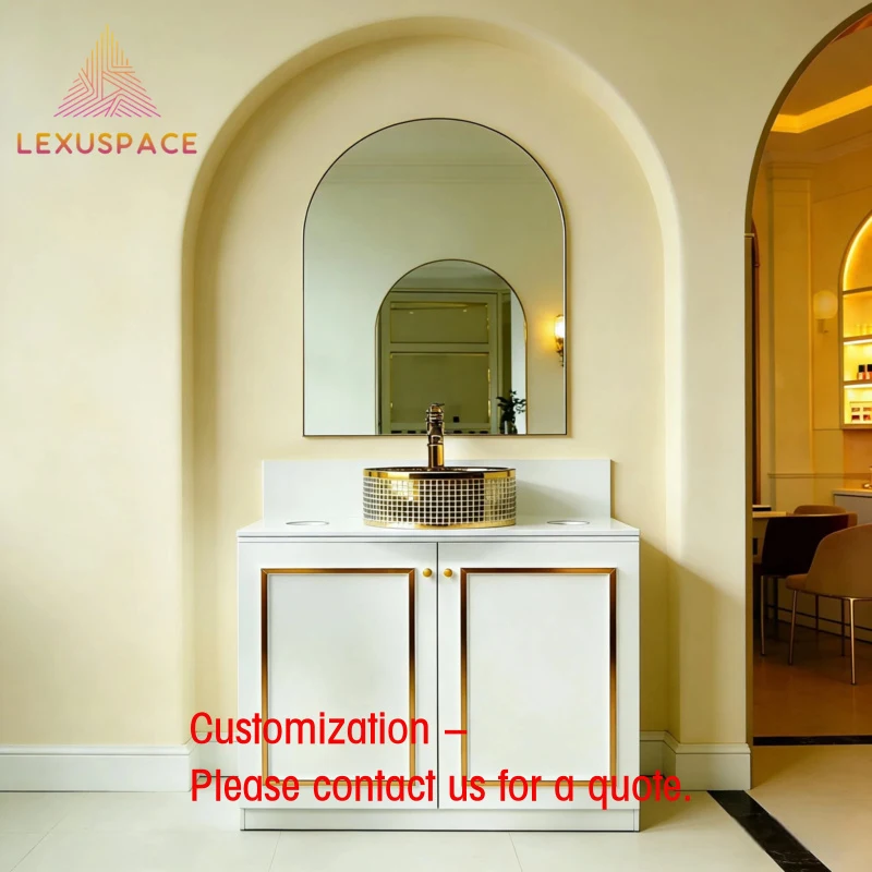 custom.Nail Salon Light Luxury Style Commercial Vanity Cabinet Integrated Hand Wash Basin Unit
custom.Nail Salon Light Luxury Style Commercial Vanity Cabinet Integrated Hand Wash Basin Unit