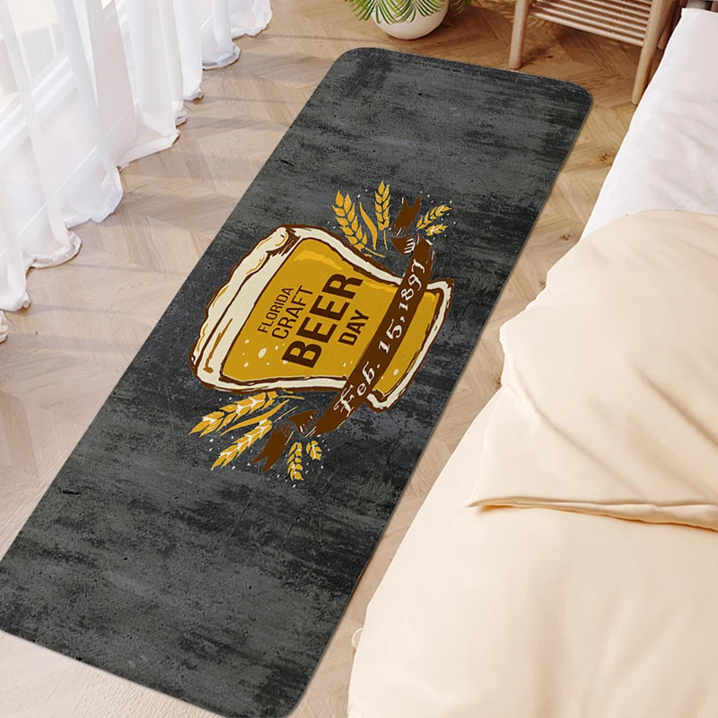 Mat for Hallway Kitchen Carpet Beer Floor Carpet Entrance Door Bath Rug Washable Non-slip Kitchen Rug Home Decorations
Mat for Hallway Kitchen Carpet Beer Floor Carpet Entrance Door Bath Rug Washable Non-slip Kitchen Rug Home Decorations