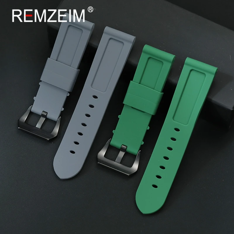 Men's Silicone Black Buckle Watch Strap 22mm 24mm 26mm Sport Wristband Red Green Black Blue Grey Soft Rubber Watch Strap
Men's Silicone Black Buckle Watch Strap 22mm 24mm 26mm Sport Wristband Red Green Black Blue Grey Soft Rubber Watch Strap