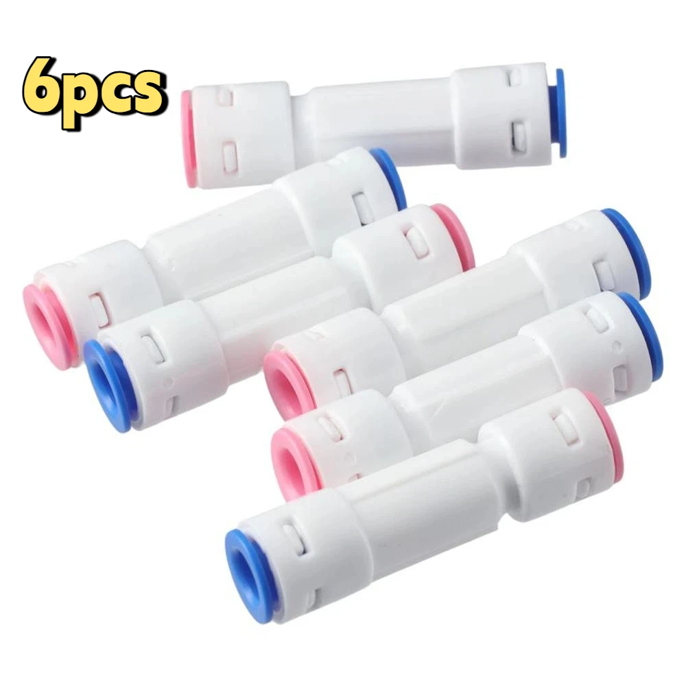 6pcs 1/4" Check Valve One Way Plastic Push to Connect Valve RO Water Filters Quick Connect Fittings Water Purifier
6pcs 1/4" Check Valve One Way Plastic Push to Connect Valve RO Water Filters Quick Connect Fittings Water Purifier