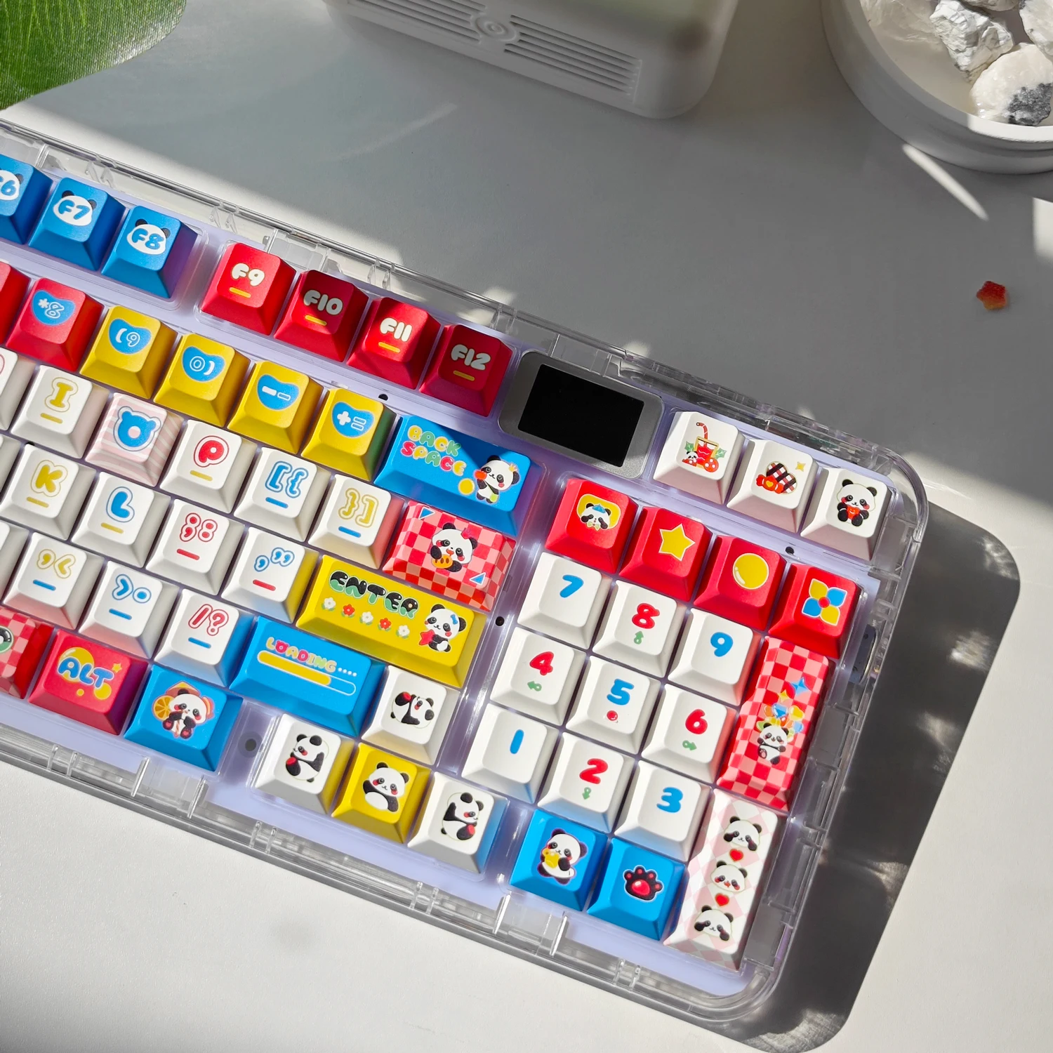 Panda Project Keycaps Pbt Cherry Pink White Blue Yellow Color 146Keys L Shape Enter Key 2.25/2.75U Space Bar Alice Layout Keycap
Panda Project Keycaps Pbt Cherry Pink White Blue Yellow Color 146Keys L Shape Enter Key 2.25/2.75U Space Bar Alice Layout Keycap