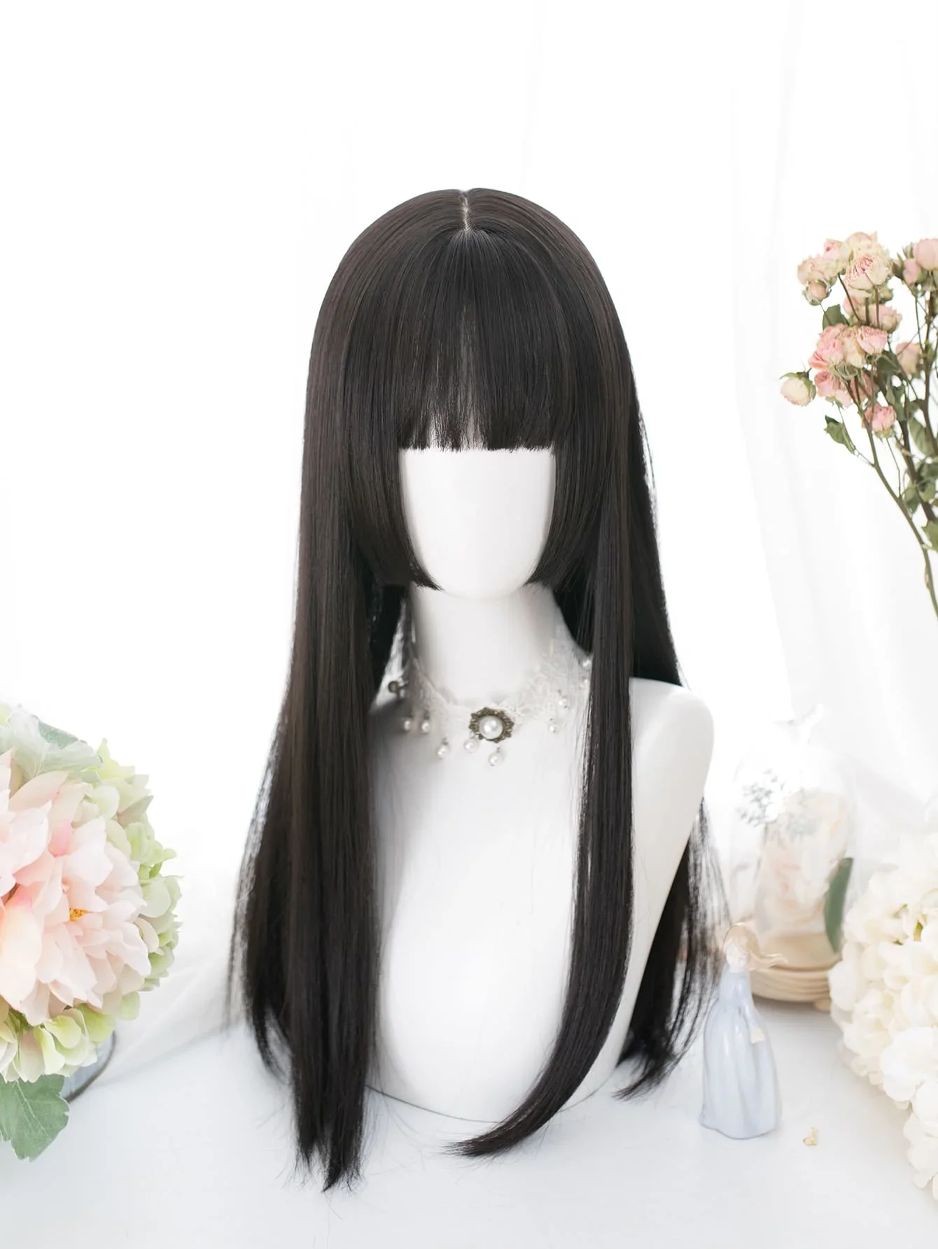1 Synthetic Heat-Resistant ,Long Straight Black Wig ,Coaplay Wig With Bangs ,22 Inches Long, Made Of Fiber, Suitable For Daily Use, Natural And Realistic Wig(Excluding Accessories)
1 Synthetic Heat-Resistant ,Long Straight Black Wig ,Coaplay Wig With Bangs ,22 Inches Long, Made Of Fiber, Suitable For Daily Use, Natural And Realistic Wig(Excluding Accessories)