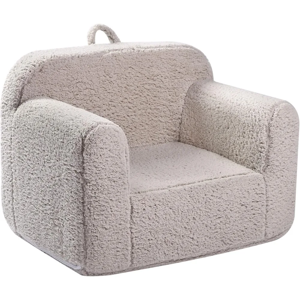 Kids Sherpa Chair Soft Plush Toddler Armchair Cozy Indoor Seating for Children Light Grey
Kids Sherpa Chair Soft Plush Toddler Armchair Cozy Indoor Seating for Children Light Grey