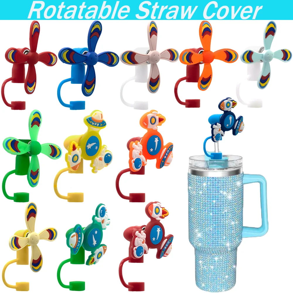 1PCS Silicone Straw Cover Cap Rotatable Pinwheel Accessories,8MM/0.31ins Straw Topper for Drinking Cups,Dustproof Straw Cap
1PCS Silicone Straw Cover Cap Rotatable Pinwheel Accessories,8MM/0.31ins Straw Topper for Drinking Cups,Dustproof Straw Cap