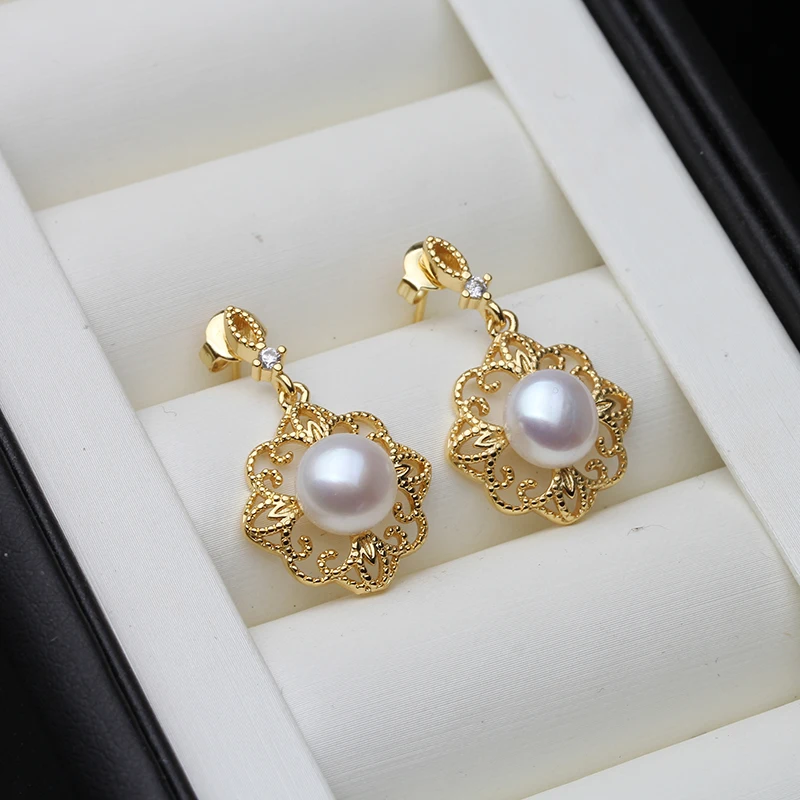 Luxury Natural Freshwater Pearl Earrings,Women's Earrings Anniversary Gift White Black Grey
Luxury Natural Freshwater Pearl Earrings,Women's Earrings Anniversary Gift White Black Grey