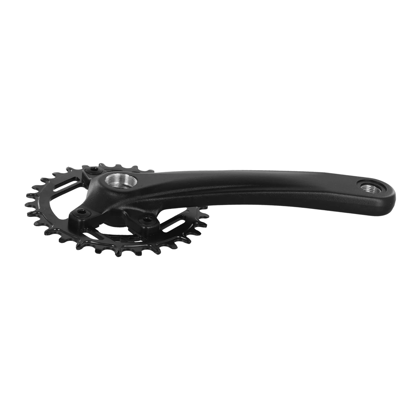 Aluminum Alloy Bike Crankset Single Speed Design Strong Bearing Capacity Mountain Bike Compatible Crankset Black
Aluminum Alloy Bike Crankset Single Speed Design Strong Bearing Capacity Mountain Bike Compatible Crankset Black