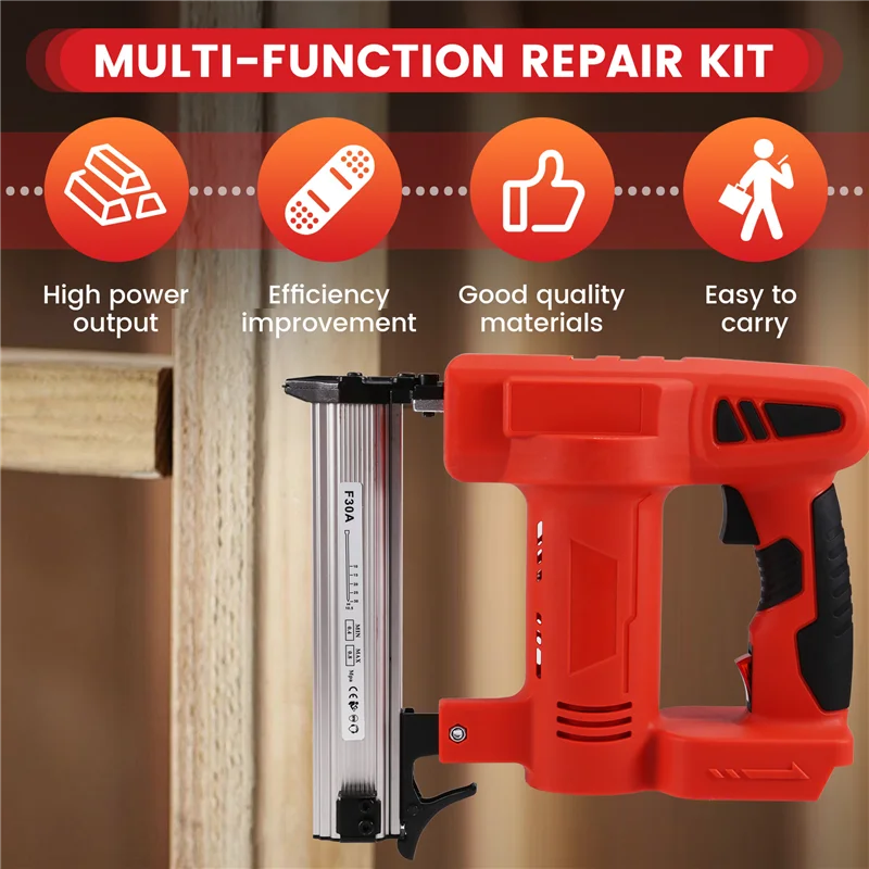 ABMH-High-Power Fastening Tool Forwoodworking Construct F30 Cordless Electric Nail Gun Staple Gun Formakita 18V Battery
ABMH-High-Power Fastening Tool Forwoodworking Construct F30 Cordless Electric Nail Gun Staple Gun Formakita 18V Battery