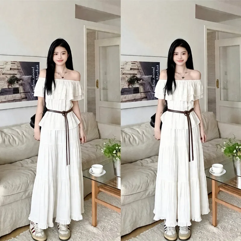 plus Size Pure Desire High-End Feeling Summer Outfit Women Beautiful Unique Two-Piece Set Polyester Fiber Universal Fit
plus Size Pure Desire High-End Feeling Summer Outfit Women Beautiful Unique Two-Piece Set Polyester Fiber Universal Fit