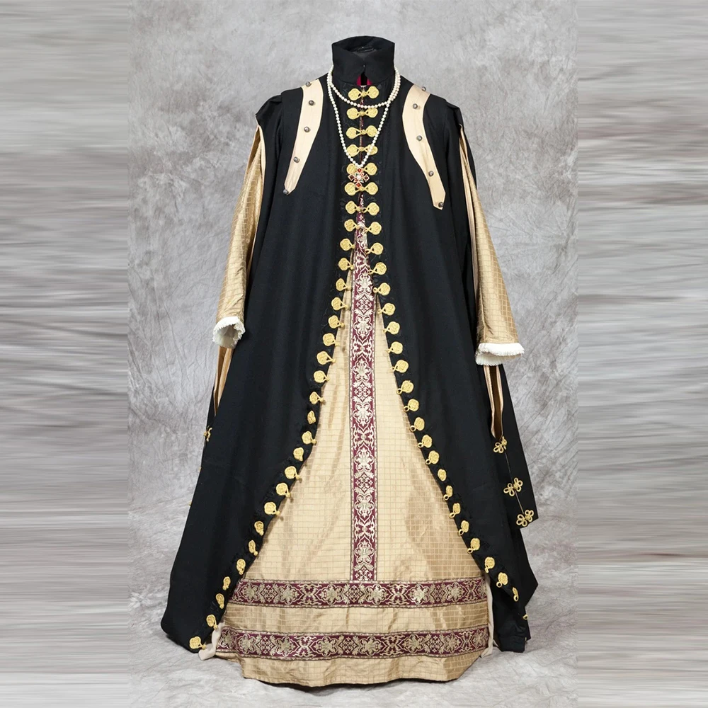 Elizabethan Queen Dress Tudor Royal Court Walking Costume Italian Renaissance Priest Robe Preacher Uniform Suit Halloween Easter
Elizabethan Queen Dress Tudor Royal Court Walking Costume Italian Renaissance Priest Robe Preacher Uniform Suit Halloween Easter