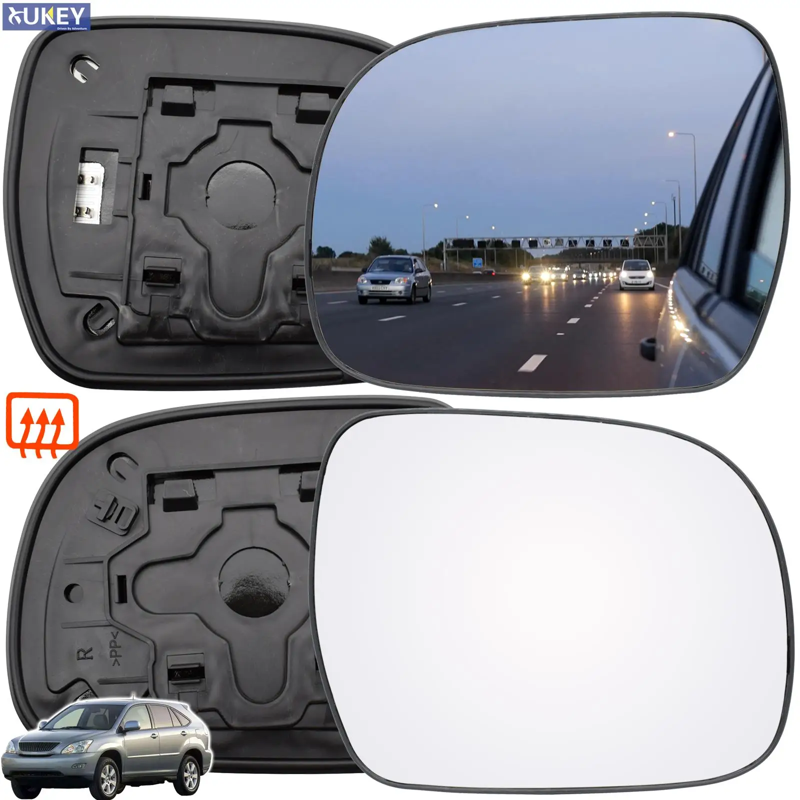 For Lexus RX 2003 - 2008 Toyota Hilux 2005 - 2010 Left Right Door Side Wing Mirror Glass Heated Convex With Plate Rearview Clip
For Lexus RX 2003 - 2008 Toyota Hilux 2005 - 2010 Left Right Door Side Wing Mirror Glass Heated Convex With Plate Rearview Clip