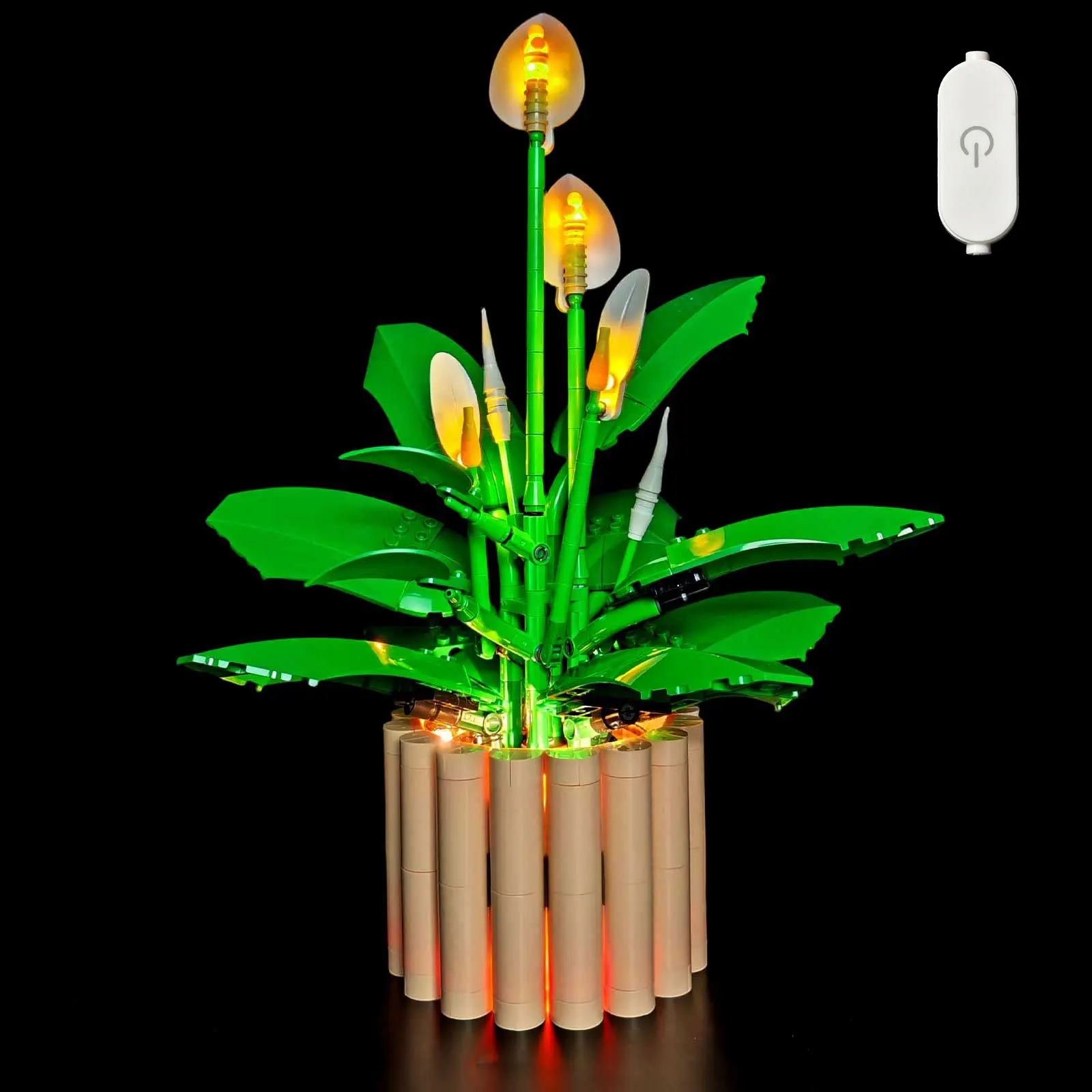 Комплект светодиодного освещения LYBMTWF, совместимый с Lego 11504 Peace Lily (модельные блоки в комплект не входят)
Комплект светодиодного освещения LYBMTWF, совместимый с Lego 11504 Peace Lily (модельные блоки в комплект не входят)