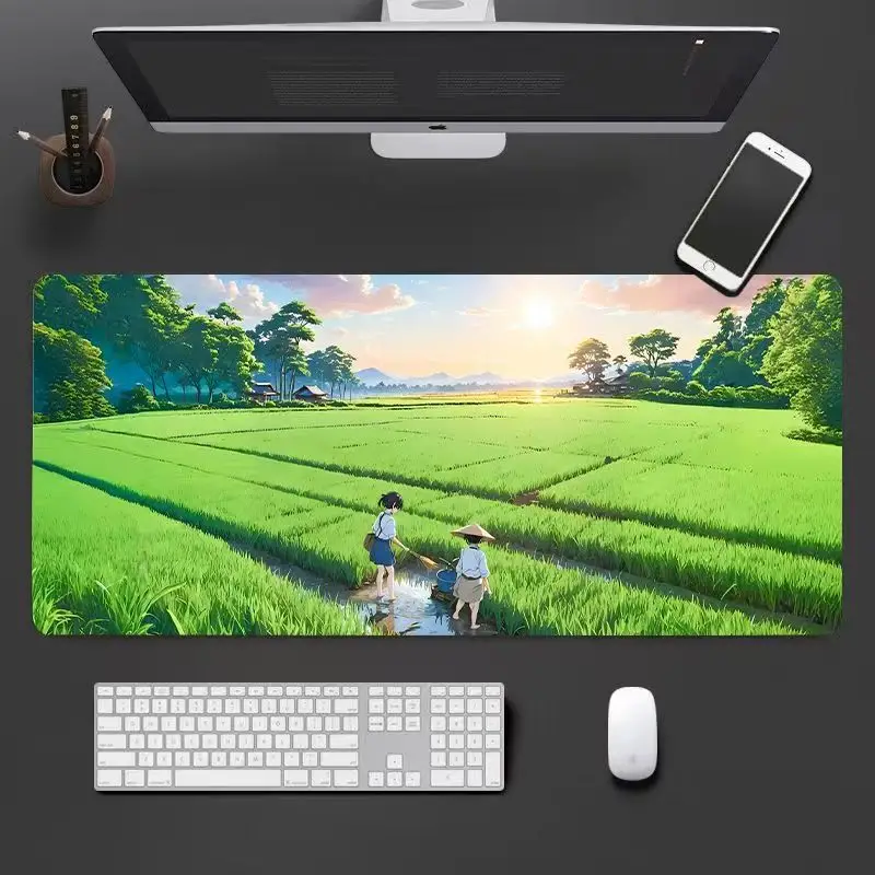 Anime Landscape series large game mousepad Rubber non-slip game laptop office mat Multi-model locking edge mat Jastek i miut rug
Anime Landscape series large game mousepad Rubber non-slip game laptop office mat Multi-model locking edge mat Jastek i miut rug