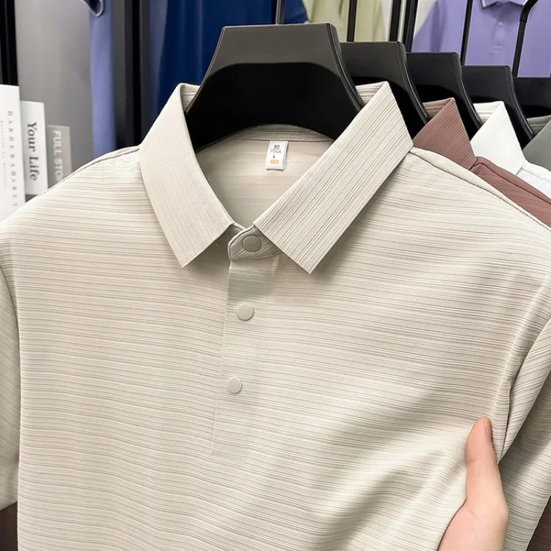 Breathable Men Polo Shirts Short Sleeve Tshirt Slim Solid Color Sport Golf Style
Breathable Men Polo Shirts Short Sleeve Tshirt Slim Solid Color Sport Golf Style
