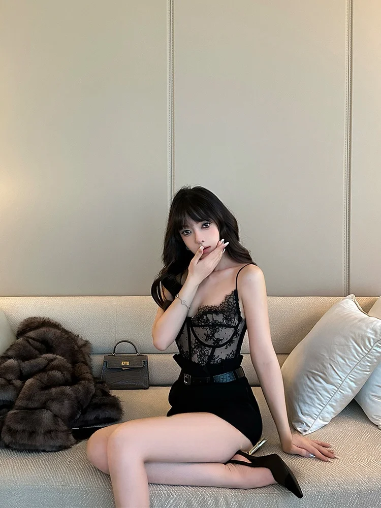 Женский облегающий кружевной топ-майка Roselyn Bla с бретелями и эффектом утяжки, нижнее белье для женщин
Женский облегающий кружевной топ-майка Roselyn Bla с бретелями и эффектом утяжки, нижнее белье для женщин