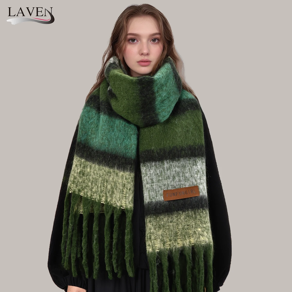 Fashion Autumn Winter Cashmere Scarf For Women Thick Soft Warm Muffler High Quality Versatile Imitation Cashmere Tassel Shawl
Fashion Autumn Winter Cashmere Scarf For Women Thick Soft Warm Muffler High Quality Versatile Imitation Cashmere Tassel Shawl