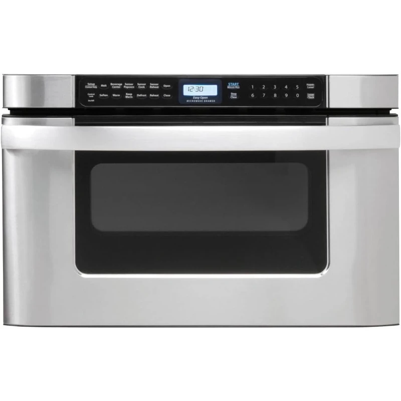 Microwave Drawer Oven, 24-inch, 1.2 Cubic Feet, 950 Watt, Angled Touch Control Panel, Stainless Steel
Microwave Drawer Oven, 24-inch, 1.2 Cubic Feet, 950 Watt, Angled Touch Control Panel, Stainless Steel