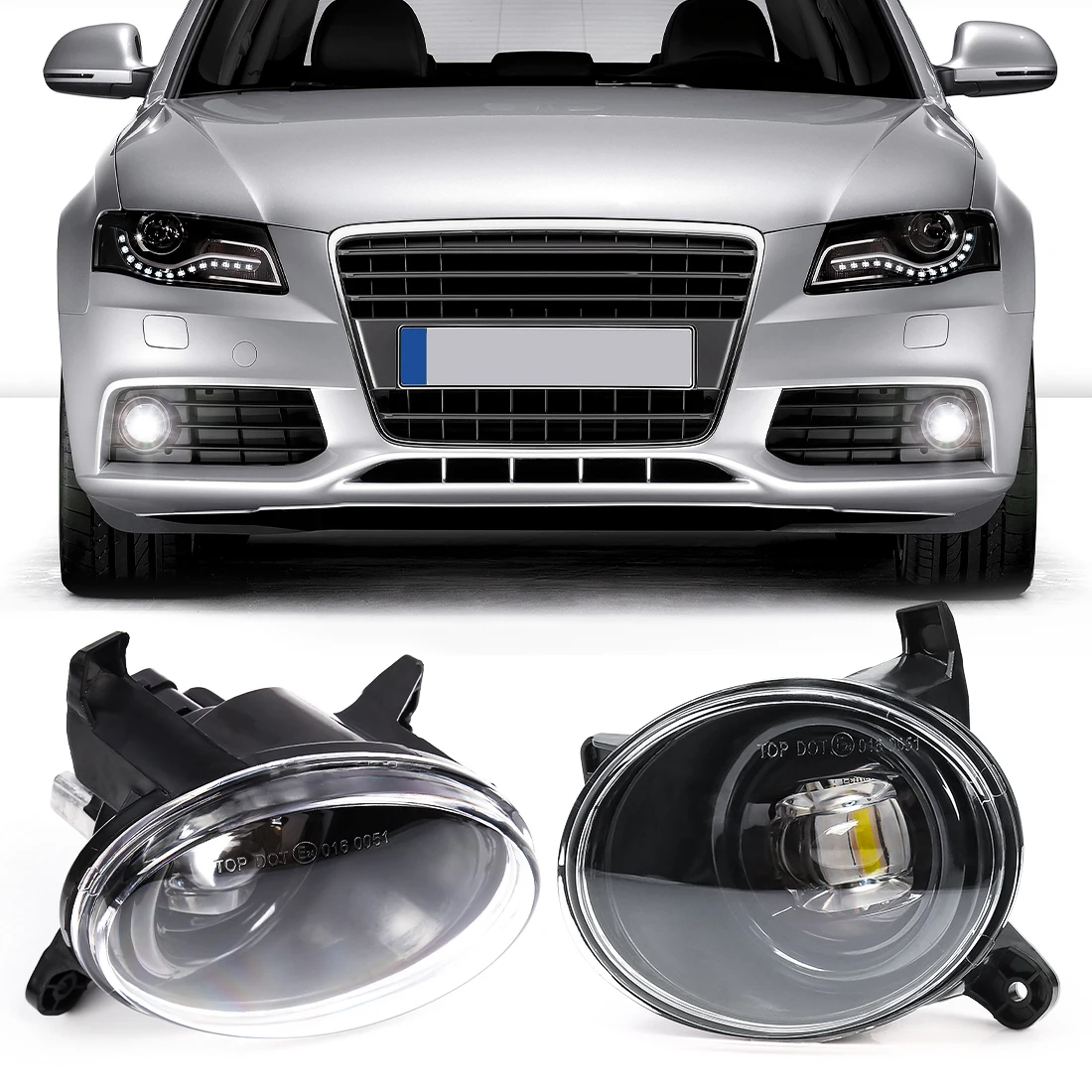2PCS LED Fog Lamps For Audi A1 A4 Wagen A5 A6 B8 C7 Q3 2009 2010 2011 2012 2013 2014 For Passat CC 2008 - 2012 LED Foglights 12V
2PCS LED Fog Lamps For Audi A1 A4 Wagen A5 A6 B8 C7 Q3 2009 2010 2011 2012 2013 2014 For Passat CC 2008 - 2012 LED Foglights 12V