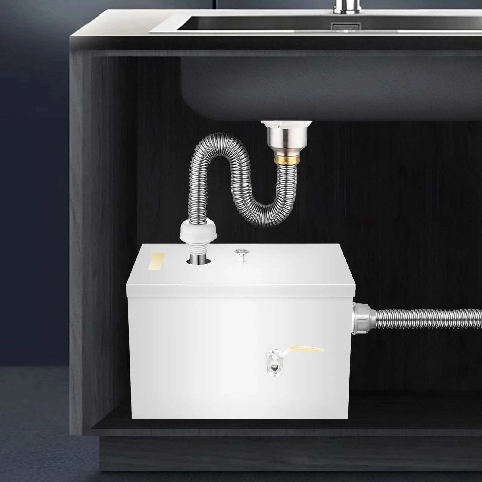 20л смазочная ловушка из нержавеющей стали, перехватчик масла, водоотделитель, 1 9 дюймов, впускной отверстие для коммерческой кухни, ресторана, раковины
20л смазочная ловушка из нержавеющей стали, перехватчик масла, водоотделитель, 1 9 дюймов, впускной отверстие для коммерческой кухни, ресторана, раковины