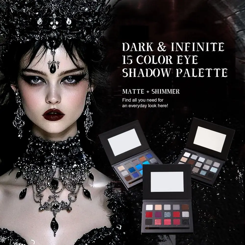 With Makeup Mirror and Brush Intense Dark Eyeshadow Palette Matte Exaggeration 15 Color Eyeshadow Palette Highlight Sweat-proof
With Makeup Mirror and Brush Intense Dark Eyeshadow Palette Matte Exaggeration 15 Color Eyeshadow Palette Highlight Sweat-proof