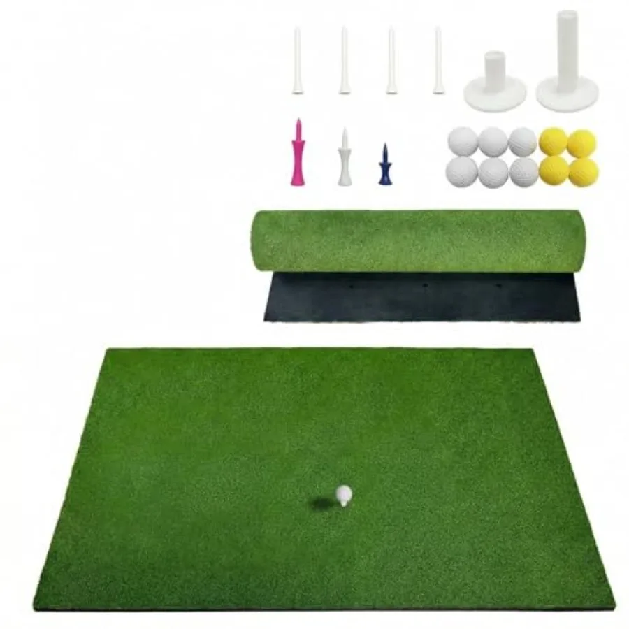 5x4 ft Golf Mat, 31 mm Golf Hitting Mat for Indoor and Outdoor Practice
5x4 ft Golf Mat, 31 mm Golf Hitting Mat for Indoor and Outdoor Practice
