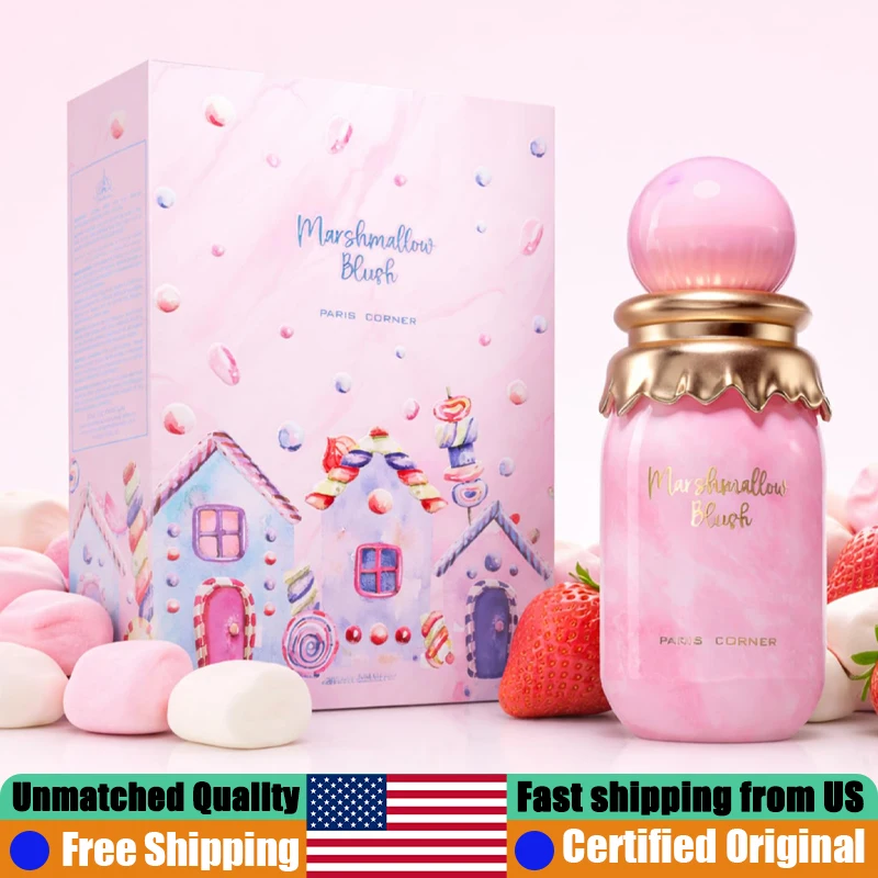Paris Corner Marshmallow Blush Eau de Parfum 3.4 Oz Original Arab Perfumes 100ML Natural Lasting Gourmand Unisex Cologne Perfume
Paris Corner Marshmallow Blush Eau de Parfum 3.4 Oz Original Arab Perfumes 100ML Natural Lasting Gourmand Unisex Cologne Perfume
