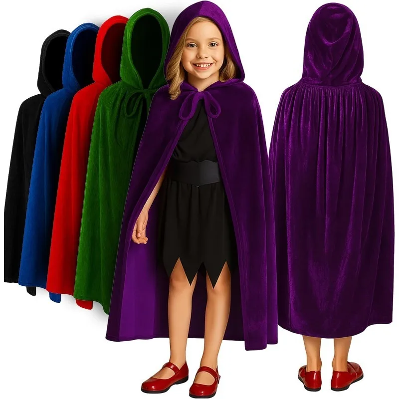 Halloween Hooded Cloak Adult Children's Role-playing Cosplay Stage Performance Costume Shoulder Shawl Christmas Shoulder Shawl
Halloween Hooded Cloak Adult Children's Role-playing Cosplay Stage Performance Costume Shoulder Shawl Christmas Shoulder Shawl