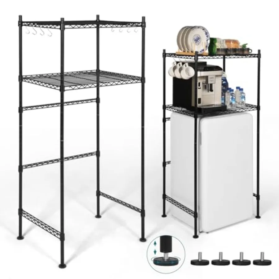 Mini Fridge Shelf 2-Tier Metal Mini Fridge Stand with Storage Adjustable Height Microwave Stand Multifunctional Rack for Dorm K
Mini Fridge Shelf 2-Tier Metal Mini Fridge Stand with Storage Adjustable Height Microwave Stand Multifunctional Rack for Dorm K