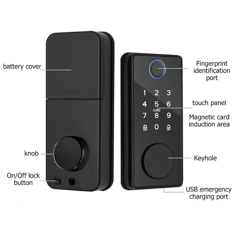 Tuya App Remote Control Smart Door Lock Deadbolt With Keys Fingerprint Lock Electronics Digital House Electronic Lock
Tuya App Remote Control Smart Door Lock Deadbolt With Keys Fingerprint Lock Electronics Digital House Electronic Lock