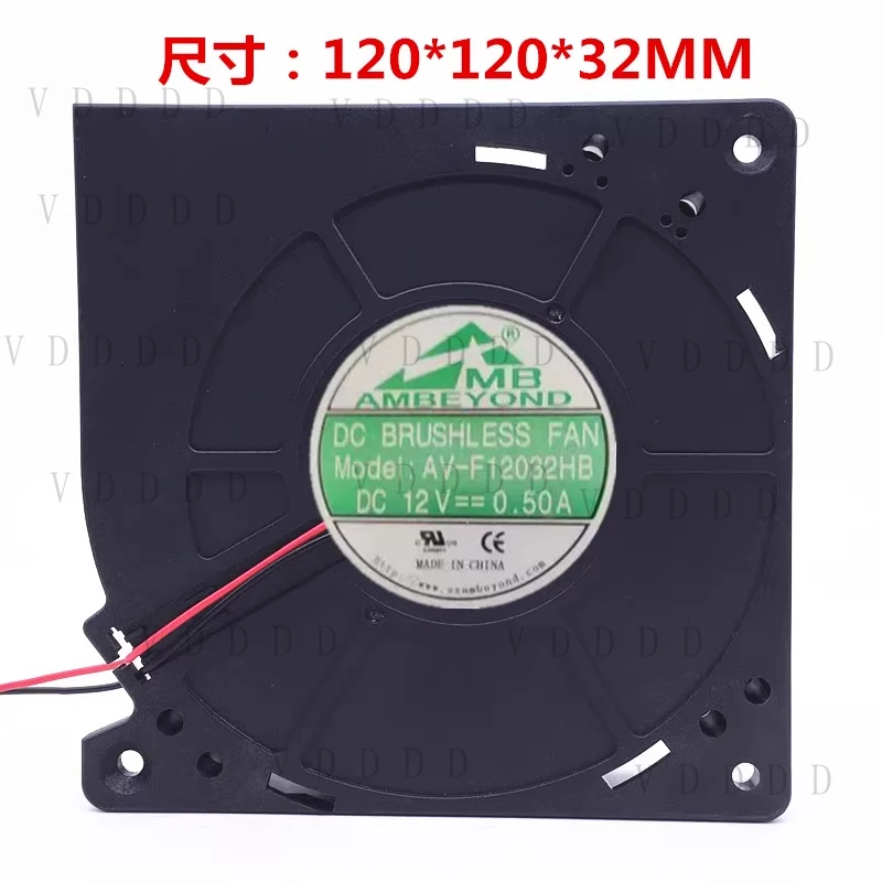 LL FOR 1PCS AMBEYOND AV-F12032HB DC12V 0.50A 2-wire blower turbine fan 12032 12cm
LL FOR 1PCS AMBEYOND AV-F12032HB DC12V 0.50A 2-wire blower turbine fan 12032 12cm