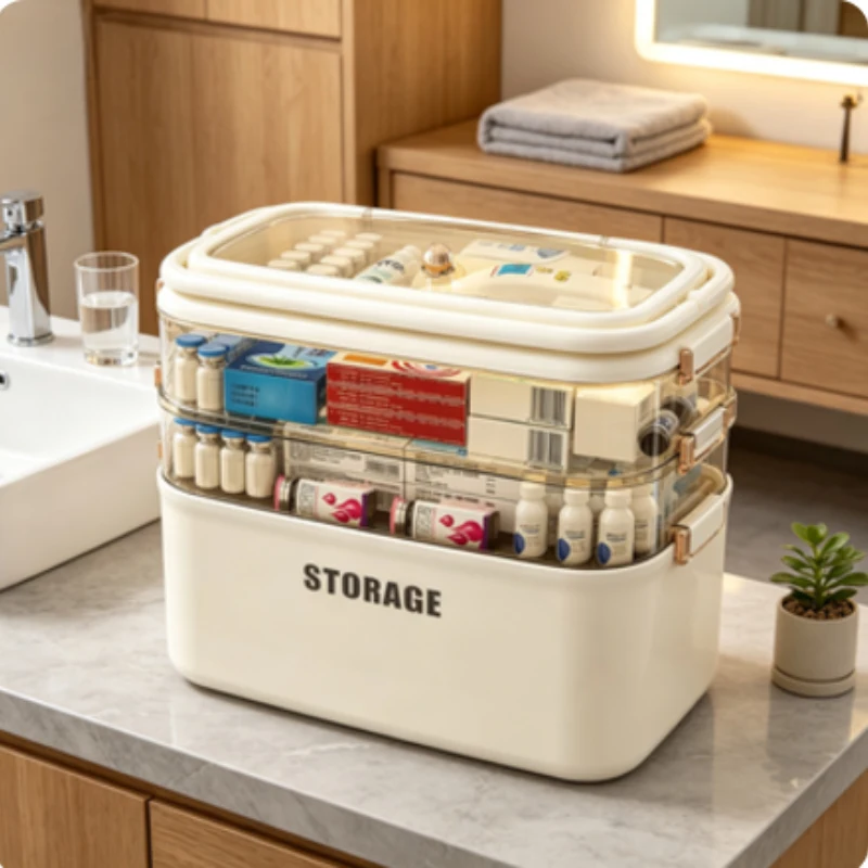 3/4 Layers Large Capacity Portable First Aid Kit Family Emergency Medicine Storage Box Pill Drug Organizer Container
3/4 Layers Large Capacity Portable First Aid Kit Family Emergency Medicine Storage Box Pill Drug Organizer Container