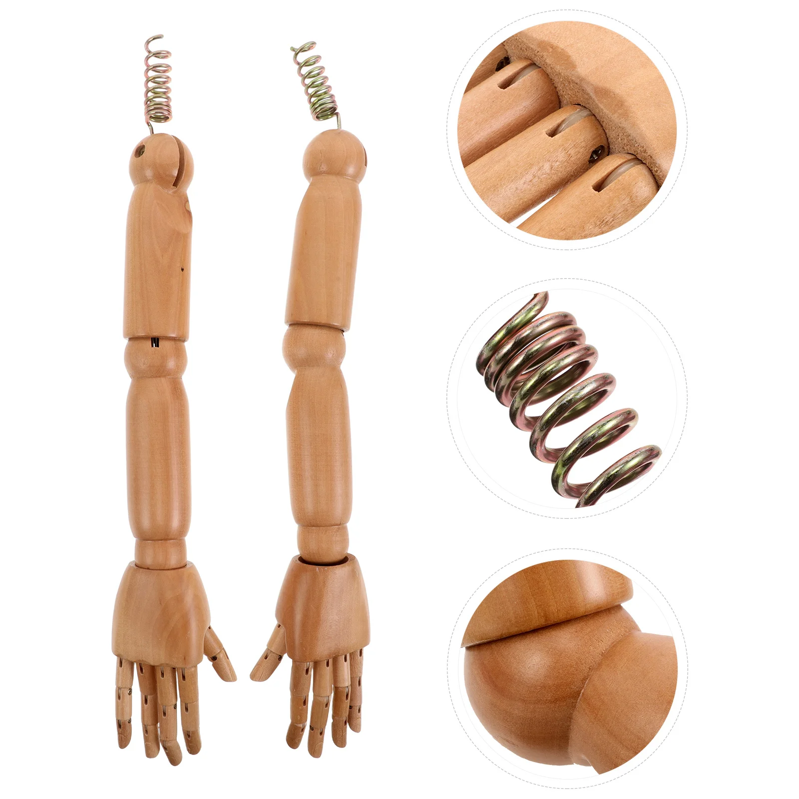 1Pair Bionic Wooden Mannequin Arm Articulated Flexible Joints Poseable Replacement Display Photography Clothing
1Pair Bionic Wooden Mannequin Arm Articulated Flexible Joints Poseable Replacement Display Photography Clothing