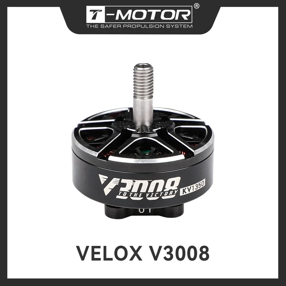 T-MOTOR VELOX V3008 T-HOBBY 7-8"Longrange Fpv Racing Drone Motor 6S KV1155/KV1350/KV1500 Brushless Motor For FPV Freestyle Frame
T-MOTOR VELOX V3008 T-HOBBY 7-8"Longrange Fpv Racing Drone Motor 6S KV1155/KV1350/KV1500 Brushless Motor For FPV Freestyle Frame