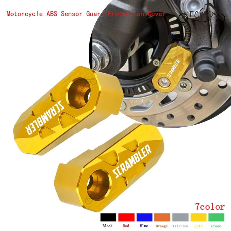 Motorcycle ABS Sensor Protector Guard For DUCATI Scrambler Classic/Icon/Full Throttle/Urban Enduro SCRAMBLER400/800/1100