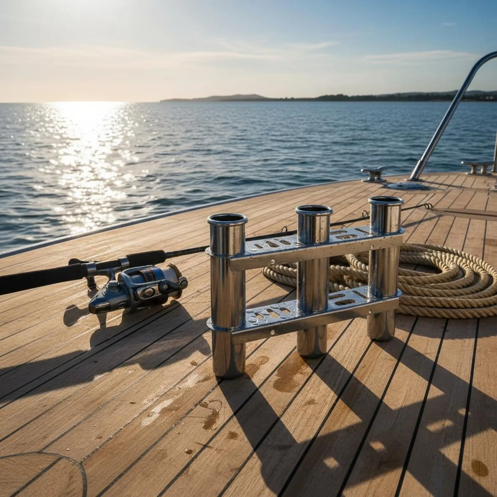 Stainless Steel Boat Rod Holder Wall Mount Fishing Pole Stand 3-Tube Fishing Rod Rack Sturdy Duty for Anglers
Stainless Steel Boat Rod Holder Wall Mount Fishing Pole Stand 3-Tube Fishing Rod Rack Sturdy Duty for Anglers