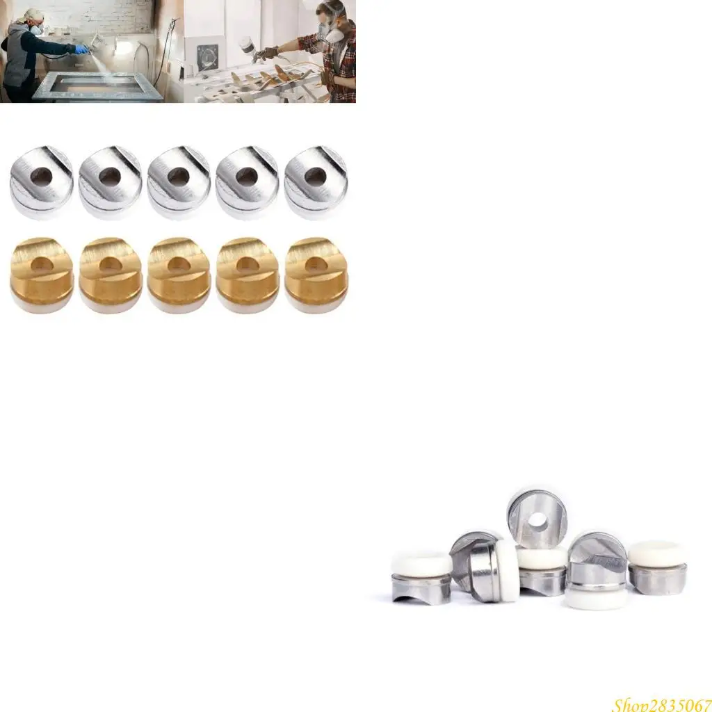 Металлические уплотнительные прокладки наконечника безвоздушного распылителя краски улучшают характеристики распыления 831F
Металлические уплотнительные прокладки наконечника безвоздушного распылителя краски улучшают характеристики распыления 831F