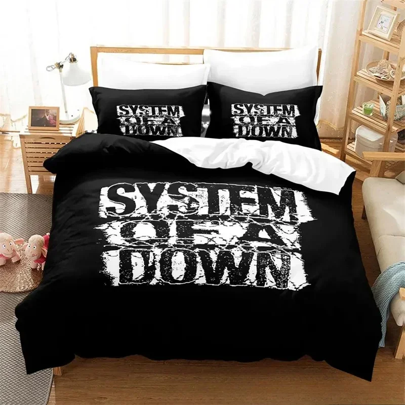 3D Printed rock band S-System Of A Down Bedding Set Boys Girls Twin Queen King Size Duvet Cover Pillowcase Bed boys Teen Adults
3D Printed rock band S-System Of A Down Bedding Set Boys Girls Twin Queen King Size Duvet Cover Pillowcase Bed boys Teen Adults