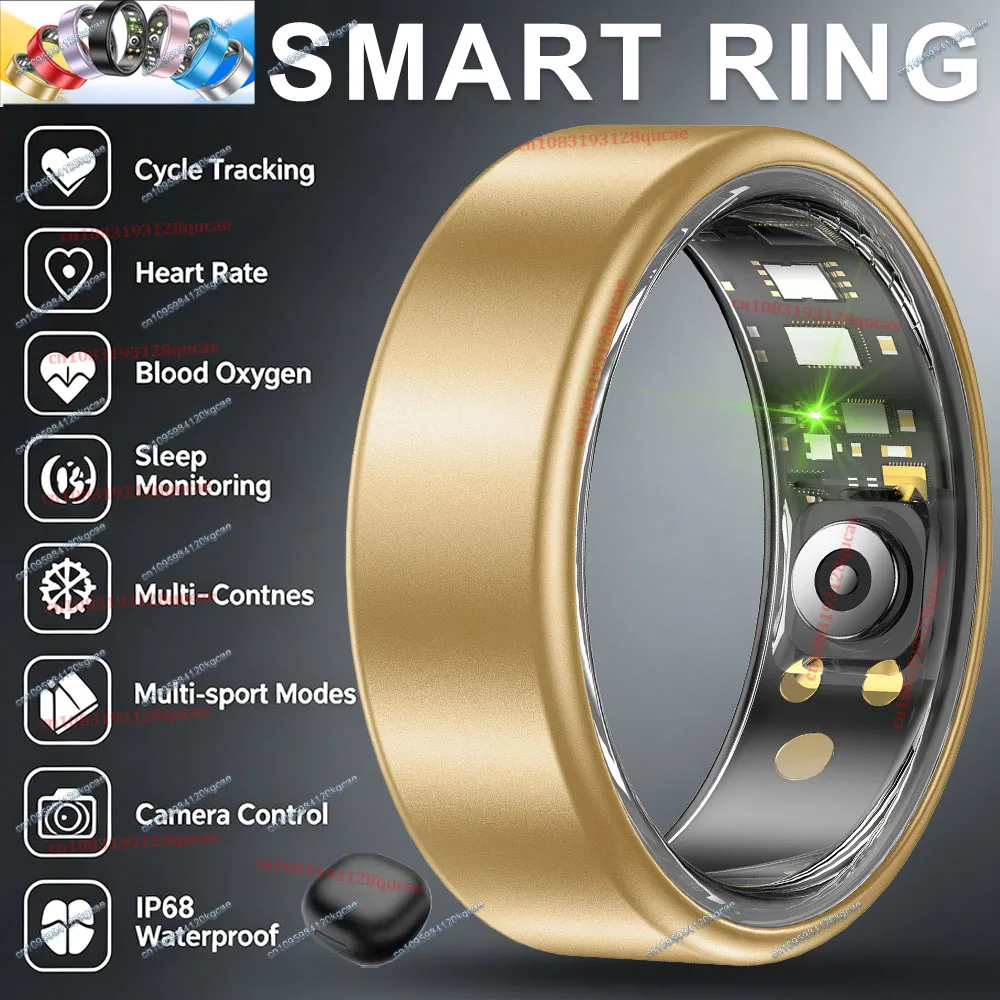 2026 Smart Ring Blood Pressure Heart Rate Sleep Monitoring Smartring IP68 & 5ATM Waterproof Multi-sport Mode Smartring Man Women
2026 Smart Ring Blood Pressure Heart Rate Sleep Monitoring Smartring IP68 & 5ATM Waterproof Multi-sport Mode Smartring Man Women