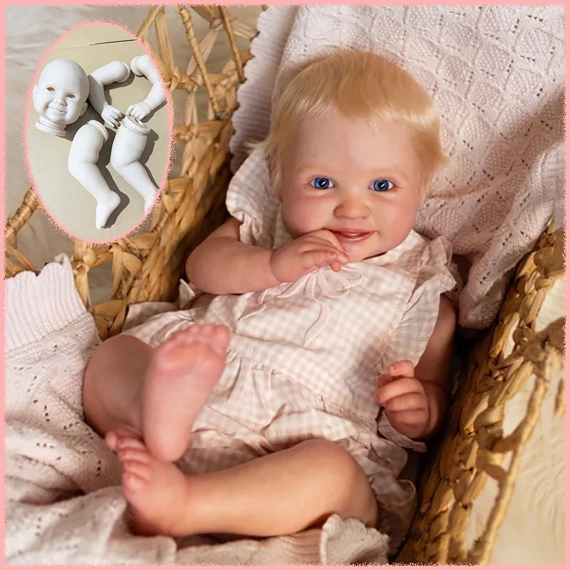 New Popular Unpainted Unassembled 19inch Summer Reborn Smile Doll Kit Fresh color with Cloth Body DIY Doll Parts for Artists
New Popular Unpainted Unassembled 19inch Summer Reborn Smile Doll Kit Fresh color with Cloth Body DIY Doll Parts for Artists