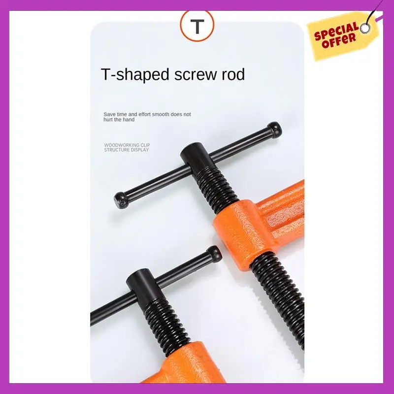 HFIL-Thickened Large G-Type Woodworking Clamp Universal Heavy-Duty Woodworking Clamp Strong And Fast Fixing
HFIL-Thickened Large G-Type Woodworking Clamp Universal Heavy-Duty Woodworking Clamp Strong And Fast Fixing