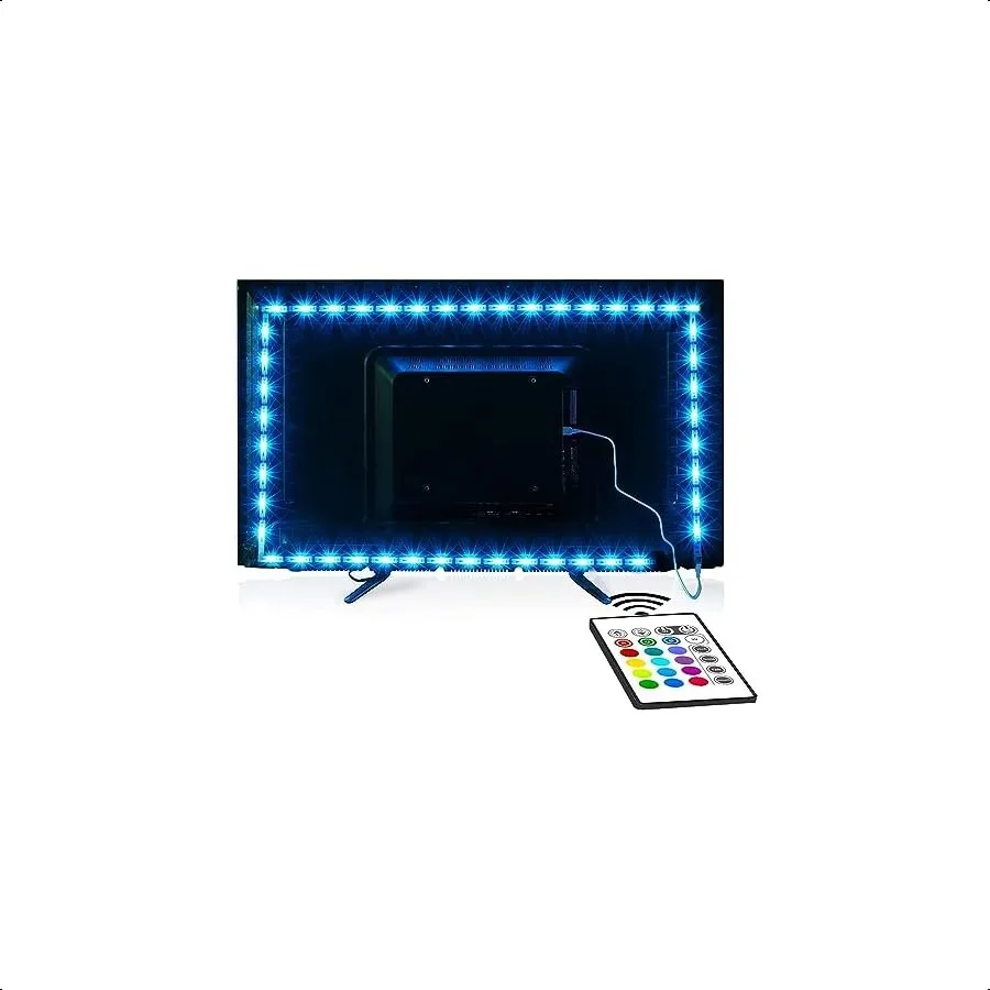 Tv Led Backlight 8.2ft Led Strip Lights for 4060in Tv USB Powered Tv Lights kit with Remote RGB Bias Lighting for Room Decor
Tv Led Backlight 8.2ft Led Strip Lights for 4060in Tv USB Powered Tv Lights kit with Remote RGB Bias Lighting for Room Decor