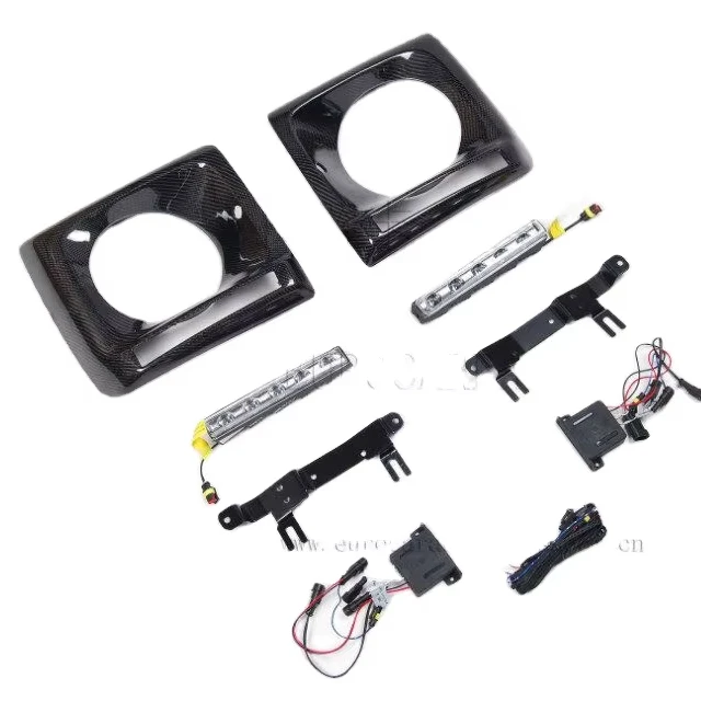 G Class Carbon Fiber DRLs Cover Fit for W463 Headlight Covers with LED Lights for G Wagon W463 G63 G65 Head Light Frame
G Class Carbon Fiber DRLs Cover Fit for W463 Headlight Covers with LED Lights for G Wagon W463 G63 G65 Head Light Frame