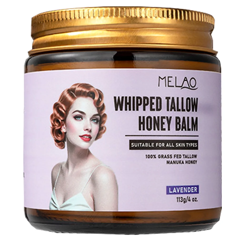 Lavender Whipped Tallow Cream for Face & Body Beef Tallow, Deep Hydration & Nourishment, Oil-Free & Unscented, Fast Absorbing
Lavender Whipped Tallow Cream for Face & Body Beef Tallow, Deep Hydration & Nourishment, Oil-Free & Unscented, Fast Absorbing