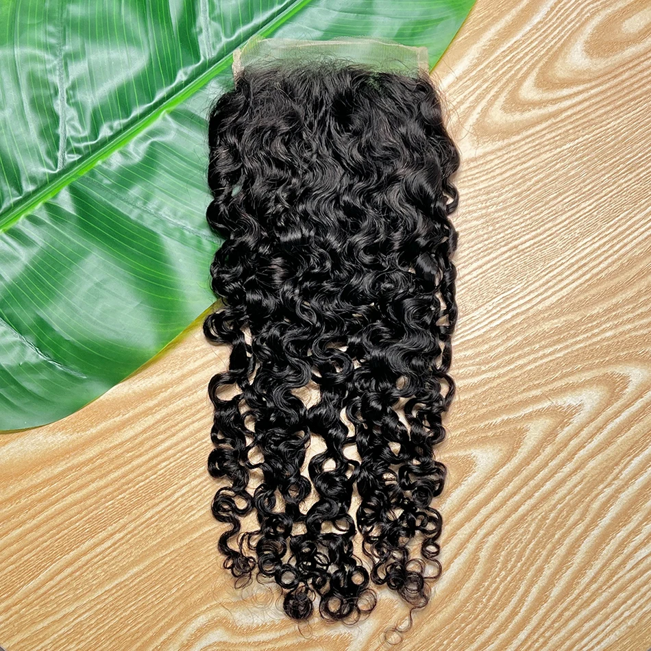 5x5 Transparent Lace Closure Burmese Curly 100% Human Hair Preplucked Bleached Knots Lace #1B Natural Color Raw Virgin Hair
5x5 Transparent Lace Closure Burmese Curly 100% Human Hair Preplucked Bleached Knots Lace #1B Natural Color Raw Virgin Hair