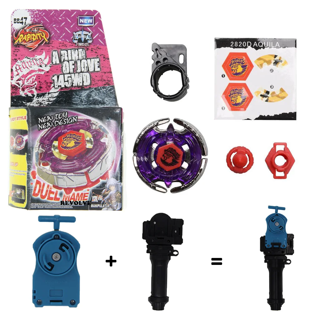 B-X TOUPIE BURST BEYBLADE lucifer the end GENUINE Earth Eagle Aquila 145WD BB47 ripper with grip +blue pull line
B-X TOUPIE BURST BEYBLADE lucifer the end GENUINE Earth Eagle Aquila 145WD BB47 ripper with grip +blue pull line