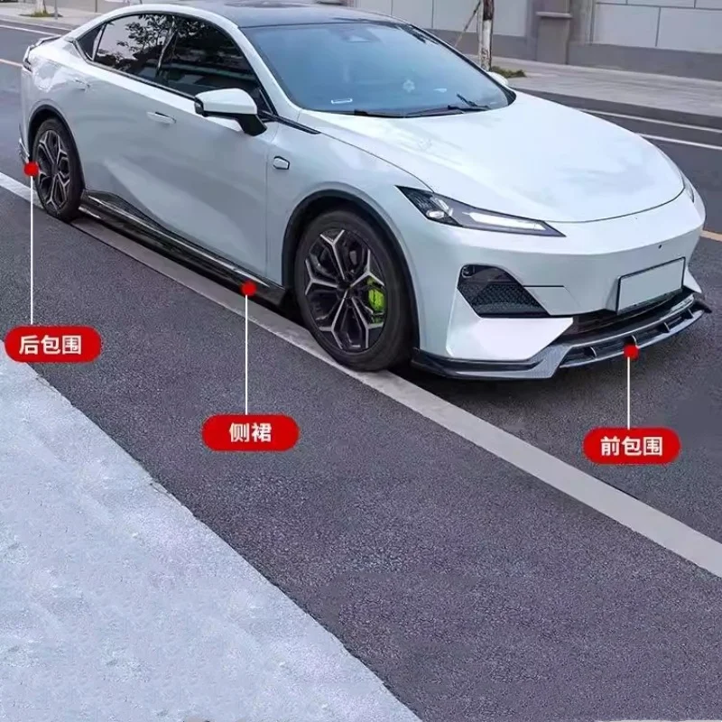 Car Front Rear Lip Side Skirt for Deepal SL03 2022 2023 2024 modified ABS painted carbon fiber surround
Car Front Rear Lip Side Skirt for Deepal SL03 2022 2023 2024 modified ABS painted carbon fiber surround