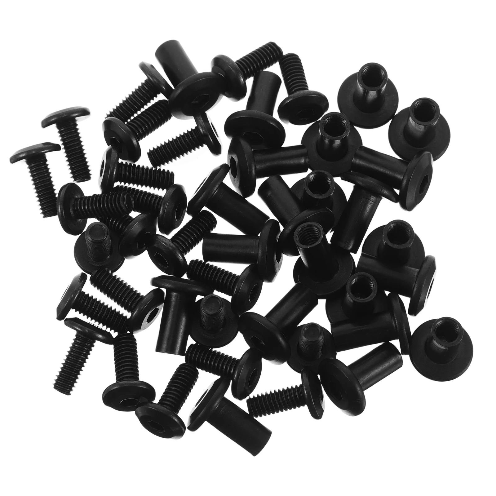 20Set Binding Post Screws Nuts Black Socket Design Durable Furniture Assembly Repair Kit Hex Drive Fastener Hardware
20Set Binding Post Screws Nuts Black Socket Design Durable Furniture Assembly Repair Kit Hex Drive Fastener Hardware