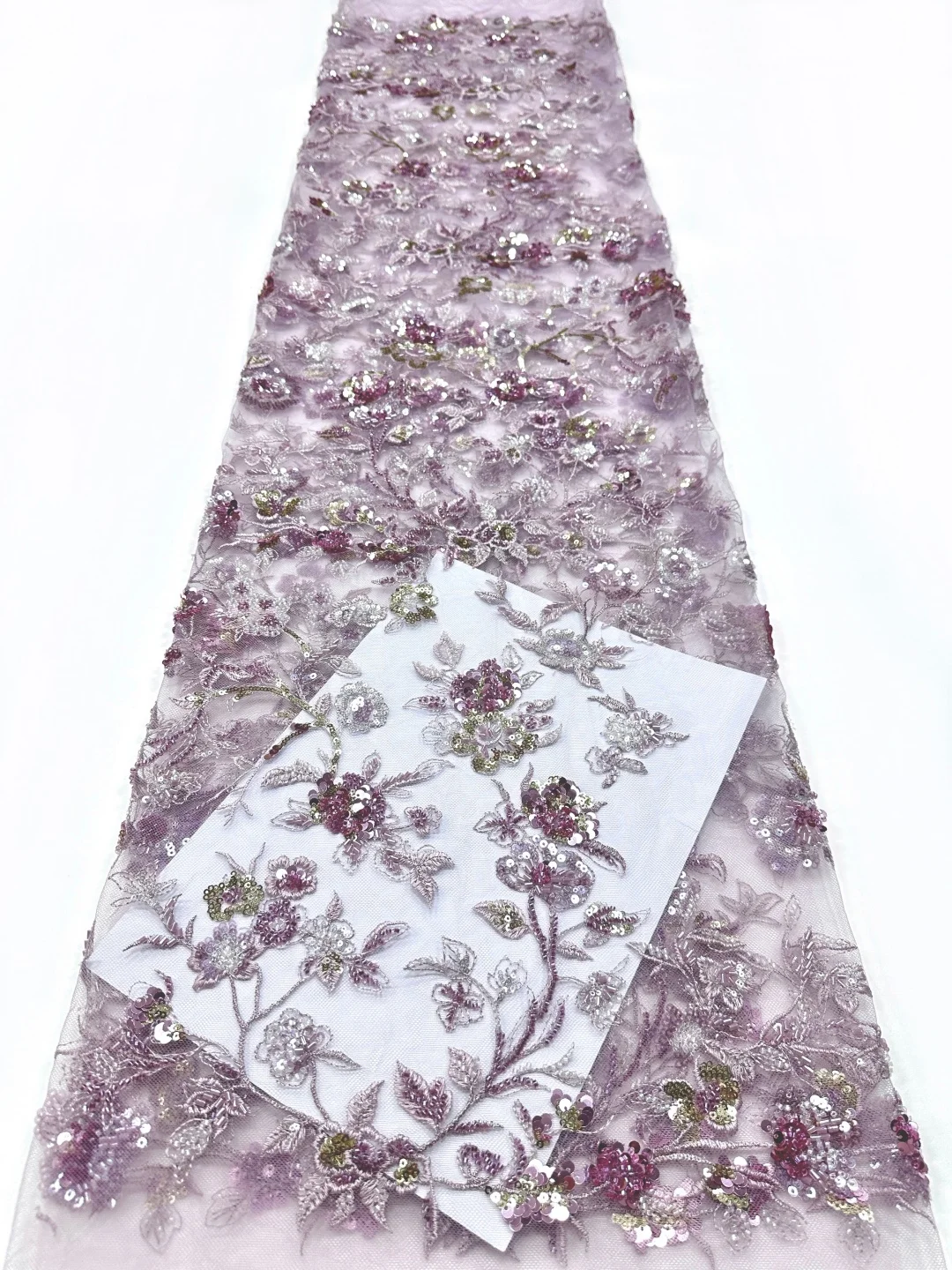 African Lace Fabric Floral Sequins Tube Beads Embroidery French Tulle Mesh Lace For Wedding Party Evening Dresses Sewing Fabrics
African Lace Fabric Floral Sequins Tube Beads Embroidery French Tulle Mesh Lace For Wedding Party Evening Dresses Sewing Fabrics