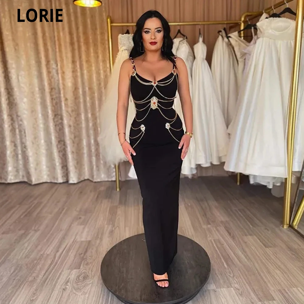 LORIE Black Arabic Mermaid Evening Dress 2024 Spaghetti Straps Morocco Satin Beaded Crystals Prom Dresses Long Women Party Gowns
LORIE Black Arabic Mermaid Evening Dress 2024 Spaghetti Straps Morocco Satin Beaded Crystals Prom Dresses Long Women Party Gowns