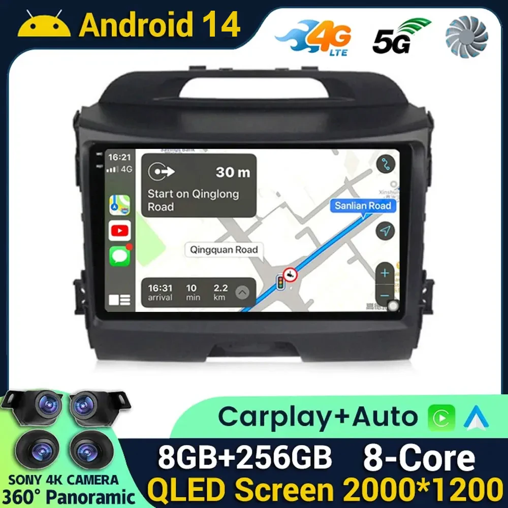Android 14 Carplay Auto WIFI+4G For Kia Sportage 3 SL 2010 2011 2012 2013 2014 2015 2016 Car Radio Multimedia Video Player GPS
Android 14 Carplay Auto WIFI+4G For Kia Sportage 3 SL 2010 2011 2012 2013 2014 2015 2016 Car Radio Multimedia Video Player GPS