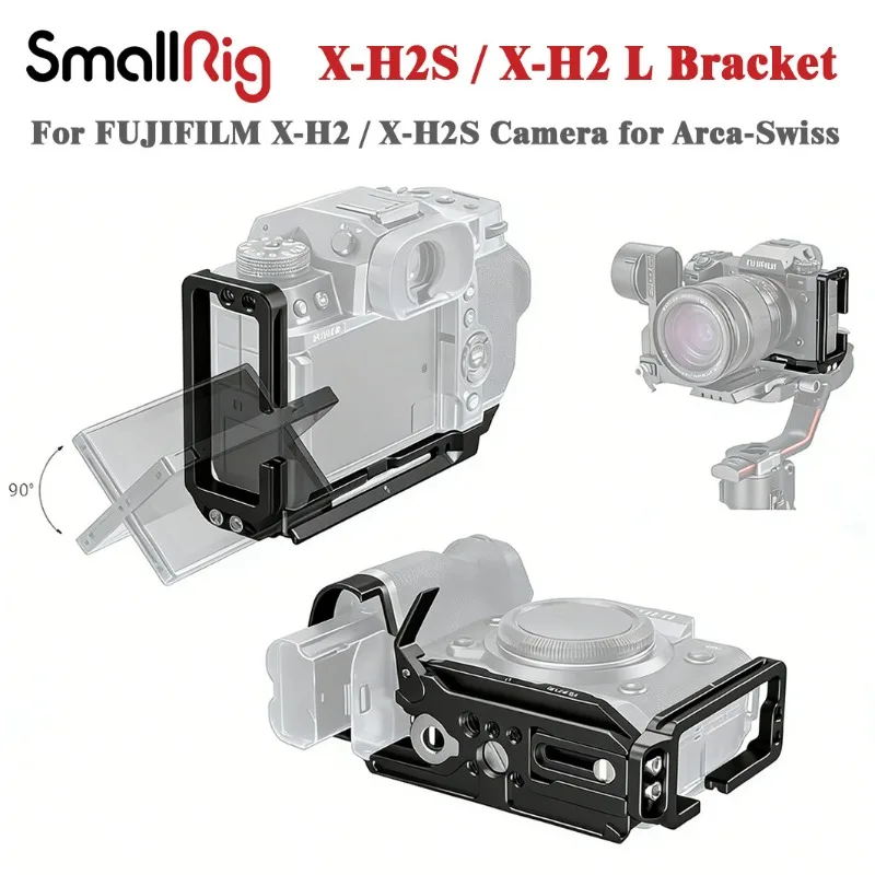 Original SmallRig L-Bracket for Fujifilm X-H2/X-H2S – Arca-Swiss, Quick Switch, Cold Shoe
Original SmallRig L-Bracket for Fujifilm X-H2/X-H2S – Arca-Swiss, Quick Switch, Cold Shoe